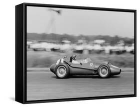 Peter Collins in a Ferrari Dino, British Grand Prix, Silverstone, 1958-null-Framed Stretched Canvas