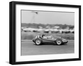 Peter Collins in a Ferrari Dino, British Grand Prix, Silverstone, 1958-null-Framed Photographic Print