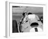 Peter Collins in a Ferrari-null-Framed Photographic Print