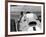 Peter Collins in a Ferrari-null-Framed Photographic Print