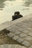 Lovers on the Banks of the River Seine-Peter Cornelius-Giclee Print
