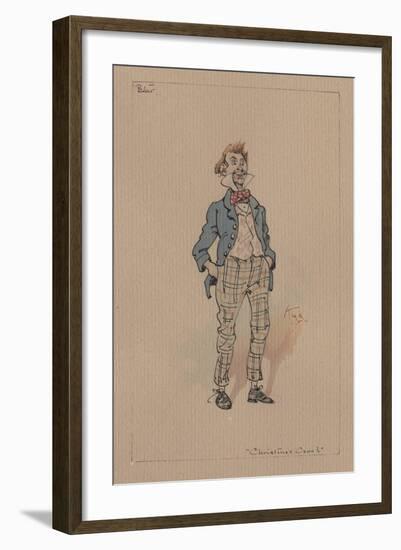 Peter Cratchit - a Christmas Carol, C.1920s-Joseph Clayton Clarke-Framed Giclee Print