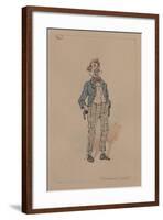 Peter Cratchit - a Christmas Carol, C.1920s-Joseph Clayton Clarke-Framed Giclee Print