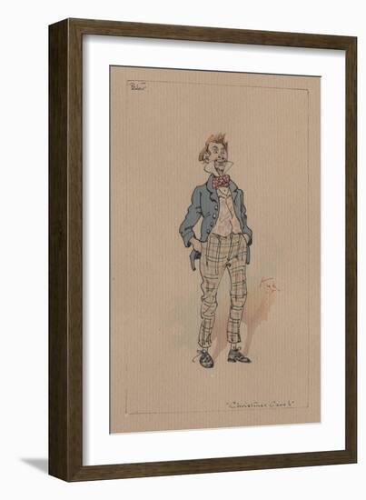 Peter Cratchit - a Christmas Carol, C.1920s-Joseph Clayton Clarke-Framed Giclee Print