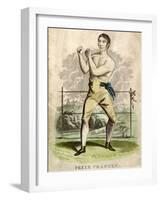 Peter Crawley, Boxer-null-Framed Art Print