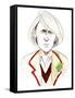 Peter Davison as Doctor Who in BBC television series of same name-Neale Osborne-Framed Stretched Canvas