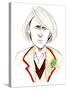 Peter Davison as Doctor Who in BBC television series of same name-Neale Osborne-Stretched Canvas