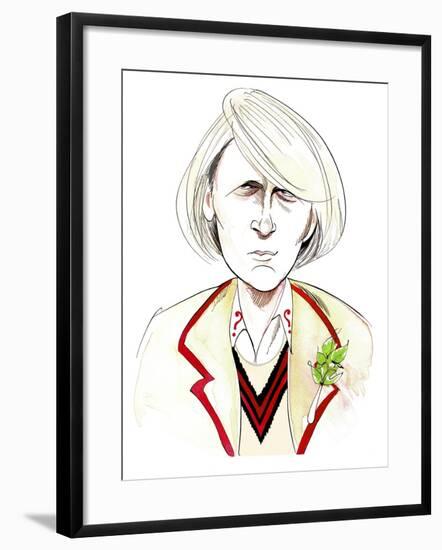 Peter Davison as Doctor Who in BBC television series of same name-Neale Osborne-Framed Giclee Print