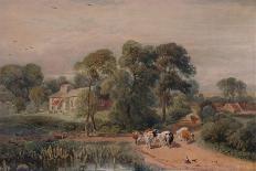 'Matlock Village: Gleaners Returning', 1849, (1935)-Peter De Wint-Giclee Print