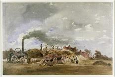 'Road Scene with Cattle', 19th century, (1935)-Peter De Wint-Giclee Print
