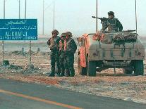 Kuwait US Intervention 1994-Peter Dejong-Stretched Canvas