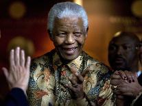 Nelson Mandela-Peter Dejong-Photographic Print