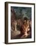 Peter denies knowing Jesus a third time - Bible-William Brassey Hole-Framed Giclee Print