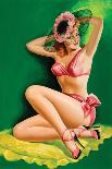 Flirt Magazine; Pinup with Hat-Peter Driben-Art Print