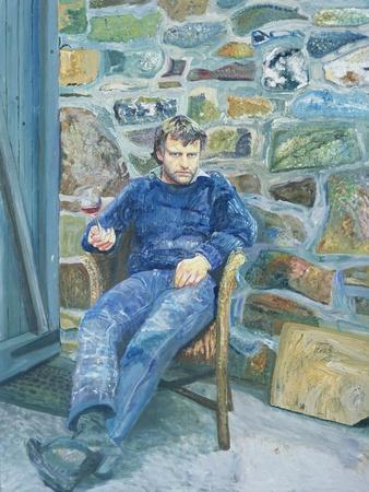 Portrait of Peter Reading, 1989