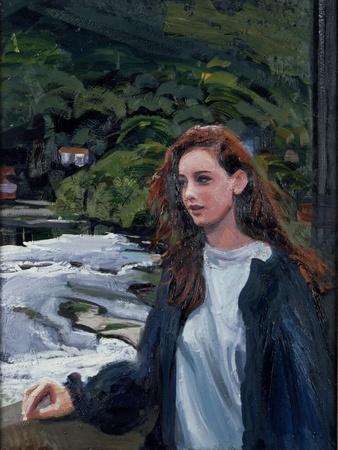 Young Woman at the Bridge at Llangollen, 1996