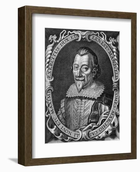 Peter Ernst Von Mansfeld-Crispin De Passe-Framed Art Print