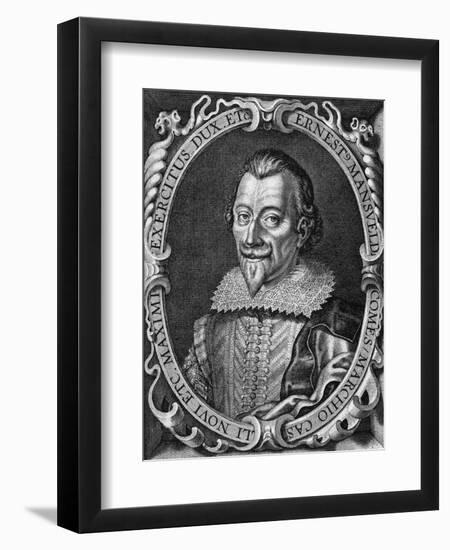 Peter Ernst Von Mansfeld-Crispin De Passe-Framed Art Print