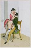 Lovers on a Bed, Published 1835, Reprinted in 1908-Peter Fendi-Giclee Print
