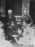 E. Rutherford Together with Niels Bohr-Peter Fowler-Stretched Canvas