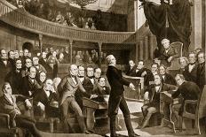 Patrick Henry Making His Famous Speech in the House of Burgesses-Peter Fred Rothermel-Giclee Print