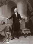 George Washington (Engraving)-Peter Frederick Rothermel-Mounted Giclee Print