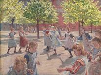 Playing Children, 1907-1908-Peter Hansen-Laminated Giclee Print