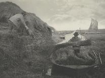 Rowing Home the Schoof-Stuff (Peat Returned by Boat)-Peter Henry Emerson-Giclee Print