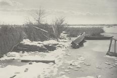 Taking up the Eel-Net ( levée du filet à anguilles )-Peter Henry Emerson-Giclee Print