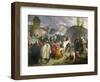 Peter Hermit Riding White Mule with Crucifix in His Hand and Circulating Through Cities-Francesco Hayez-Framed Giclee Print