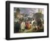 Peter Hermit Riding White Mule with Crucifix in His Hand and Circulating Through Cities-Francesco Hayez-Framed Giclee Print