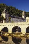 Bridge and Medieval Monastery, Brantome, Dordogne, France-Peter Higgins-Photographic Print