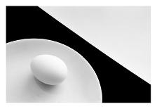 Still Life With Egg-Peter Hrabinsky-Stretched Canvas