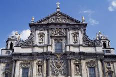 Facade of Church of St Charles Borromeo, 1615-1625-Peter Huyssens-Framed Stretched Canvas