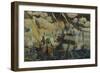 Peter I and Lefort (The Fleet of Peter I on Lake Pleshcheyev), 1927-Dmitri Nikolayevich Kardovsky-Framed Giclee Print