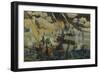 Peter I and Lefort (The Fleet of Peter I on Lake Pleshcheyev), 1927-Dmitri Nikolayevich Kardovsky-Framed Giclee Print