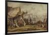 Peter I at the Pruth River, 1804-Mikhail Matveevich Ivanov-Framed Giclee Print