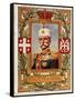 Peter I King of Serbia, Stamp-null-Framed Stretched Canvas