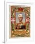 Peter I King of Serbia, Stamp-null-Framed Art Print