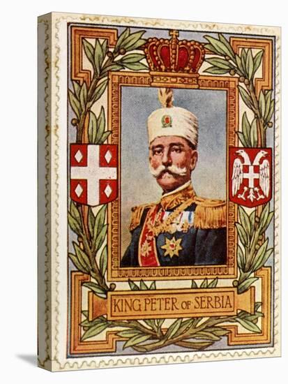 Peter I King of Serbia, Stamp-null-Stretched Canvas