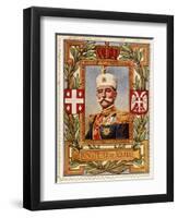 Peter I King of Serbia, Stamp-null-Framed Art Print