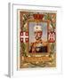 Peter I King of Serbia, Stamp-null-Framed Art Print