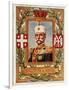 Peter I King of Serbia, Stamp-null-Framed Art Print