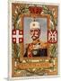 Peter I King of Serbia, Stamp-null-Mounted Art Print