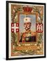 Peter I King of Serbia, Stamp-null-Framed Art Print