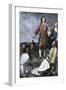 Peter I the Great Founding the City of St. Petersburg, Russia, 1703.-null-Framed Giclee Print