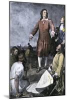 Peter I the Great Founding the City of St. Petersburg, Russia, 1703.-null-Mounted Giclee Print