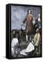 Peter I the Great Founding the City of St. Petersburg, Russia, 1703.-null-Framed Stretched Canvas