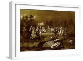 Peter II in Peterhof-Adolf Charlemagne-Framed Giclee Print