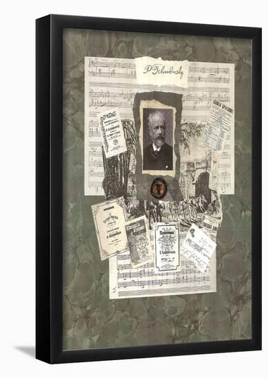 Peter Ilyich Tchaikovsky composer Art Print Poster-null-Framed Poster